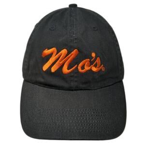 Mo's Slideback Baseball Cap Black One Size Embroidered Fahrenheit